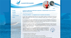Desktop Screenshot of eco-baleine.ca