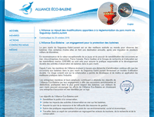 Tablet Screenshot of eco-baleine.ca